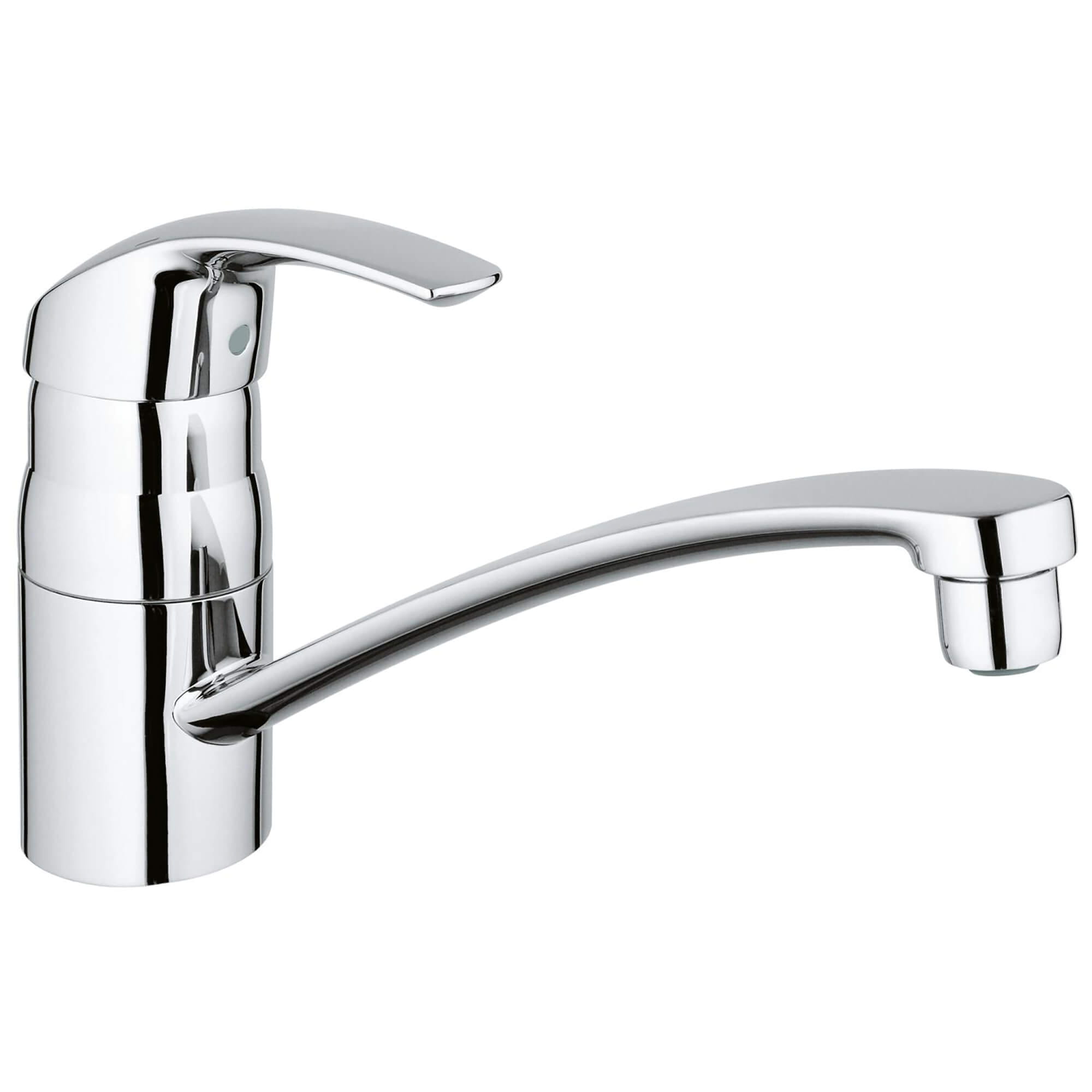Single Handle Kitchen Faucet 175 GPM with Swivel Spout GROHE CHROME